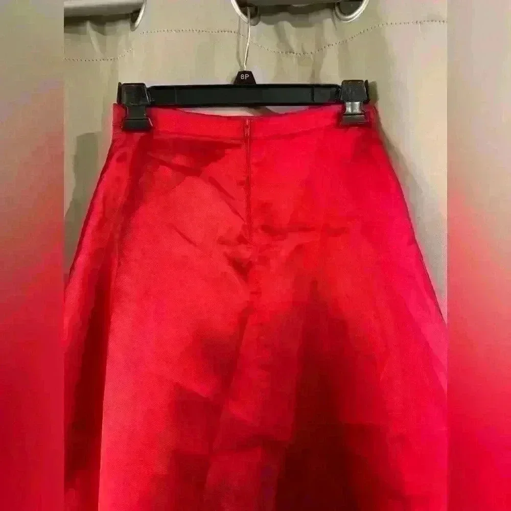 Juniors My Michelle Red Skirt